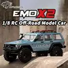 CROSSRC Remote Control Electric EMO X2 Big Lion 2024 Climbing Car Off-Road Vehicle 1:8 Differential Lock Two-Speed Door Bridge 1