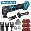 Brushless Oscillating Multi-Tool Cordless Electric Saw Trimmer/Shovel/Cutting/Polishing Woodworking Tool for Makita 18V Battery 1