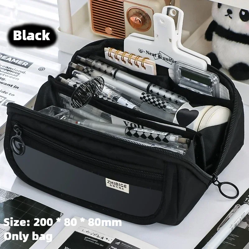 Pencil Case Large Capacity Student Stationery Case Pencil Bag High Value Stationery Bag Multi-function Pencil Case