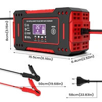 6A 12V Repair LCD Display Intelligent Car Battery Charger Car and Motorcycle Battery Charging Unit Lead-Acid Battery - Image 6