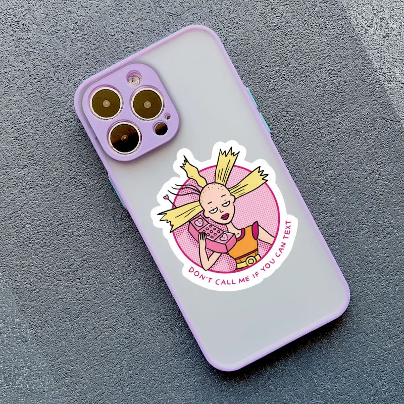 thumbnail image 1 of Cartoon Funny R-Rugrats Phone Case For iPhone 15 11 12 13 Pro Max X XR XS 7 8 SE 14Plus PC TPU Colourful Cute Covers, 1 of 5