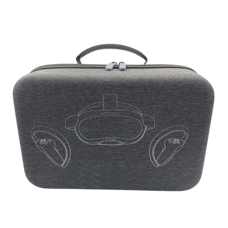 

Жесткая портативная сумка для хранения из ЭВА для аксессуаров Pico4 VR, защитная гарнитура для путешествий, 55KC