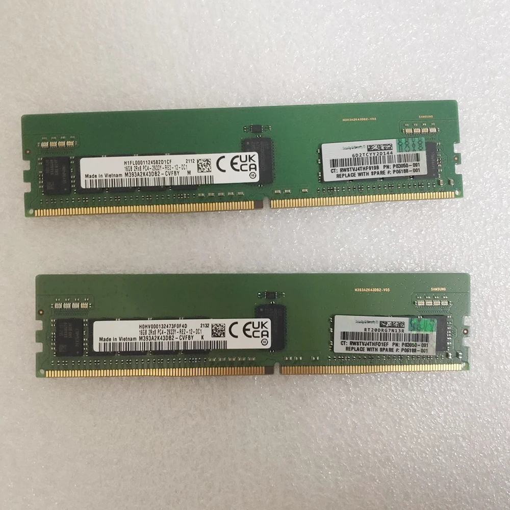 1Pcs For HP P00922-B21 P03050-091 P06188-001 RAM 16GB 16G 2Rx8 DDR4 2933 4 1Pcs For HP P00922-B21 P03050-091 P06188-001 RAM 16GB 16G 2Rx8 DDR4 2933 - Image 2