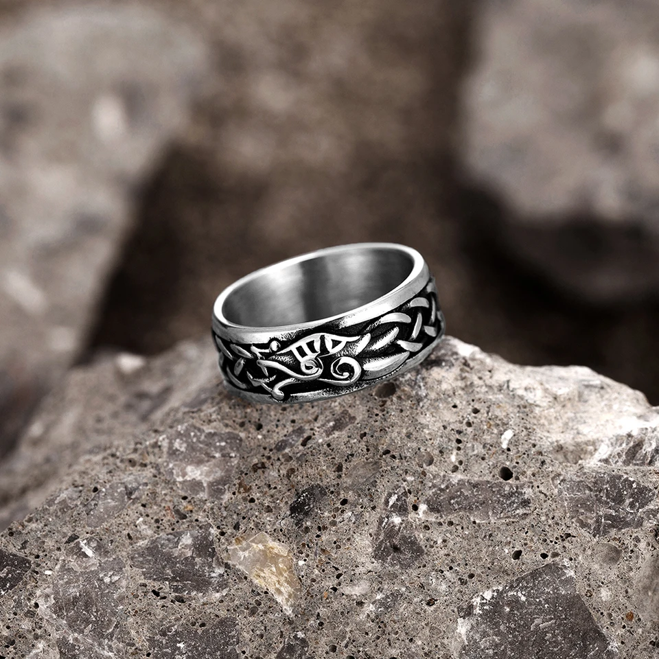 Amazon Bague Viking Mariage Alliance Bague Viking Argent Bague