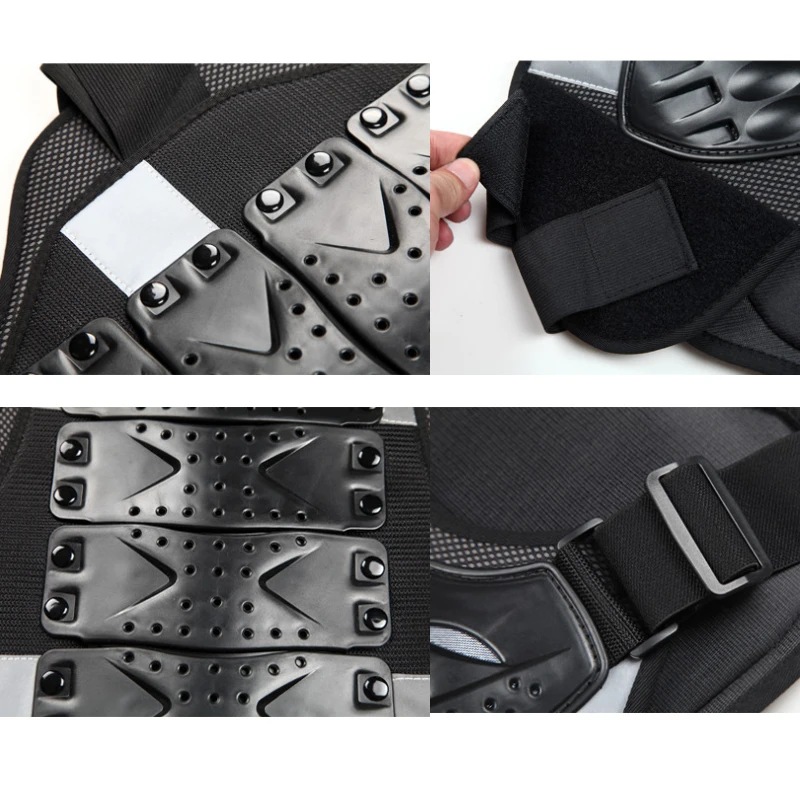 Motorcycle Bike Body Armor Chest Spine Protector Vest Roller Skating Back Protector Spine Sporting Gear Armor Vest