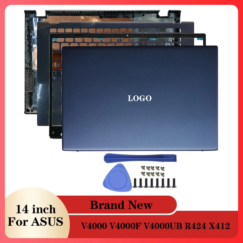 

Новая синяя задняя крышка для ноутбука/Передняя панель/Упор для рук/Нижняя крышка для ASUS VIVOBOOK14 V4000 V4000F V4000UB R424 X412