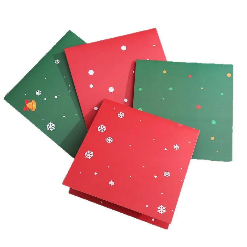 Pop up style Christmas 3D folding greeting card with a high-end feel Instagram style thank-you card free envelope gift - Image 5