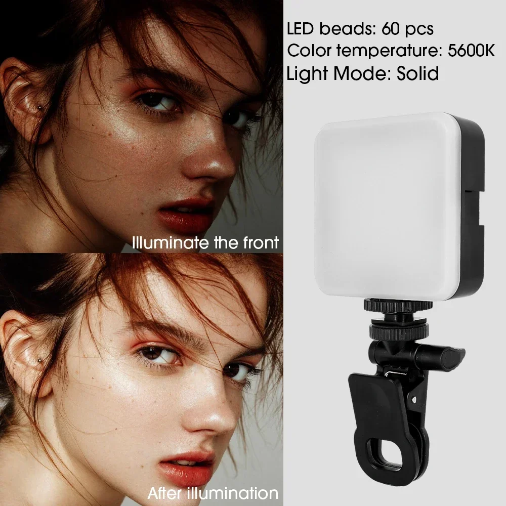 Selfie Fill Light Ring with Clip for IPhone Samsung IPad Laptop Video Photo Photography