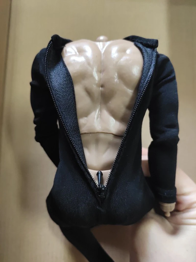 Abito Intimo Nero In Scala 1/6 Per Figura Maschile MYF04 - Vestito Per Action Figure 12 Pollici