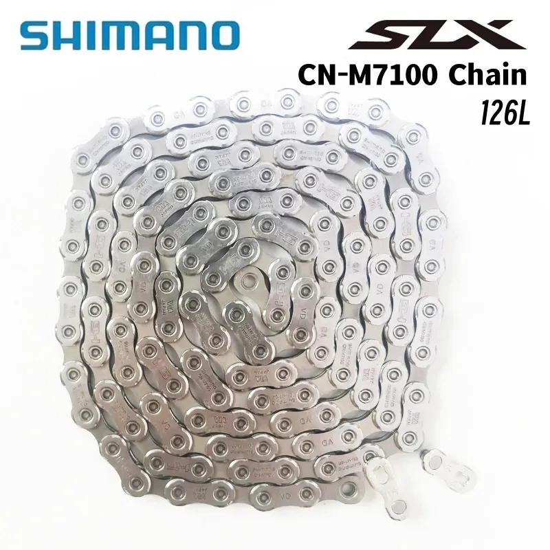 SHIMANO DEORE SLX XT 12-Speed CN-M6100 M7100 M8100 Bicycle Chain Road Mountain Bike 116L 120L 124L 126L Bike Chain Original Part bicycle chain,bicycle chains