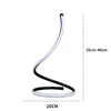Nordic Led Table Lamps Modern Acrylic Metal Reading Desk Lamps Bedroom  Bedside  Living Room Study Decorative US/EU Night Lights 5