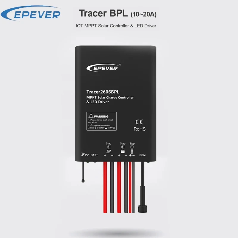 Tracer2606BPL 10A EPEVER Solar Charge Controller Max Pv Input Voltage 60V MPPT S