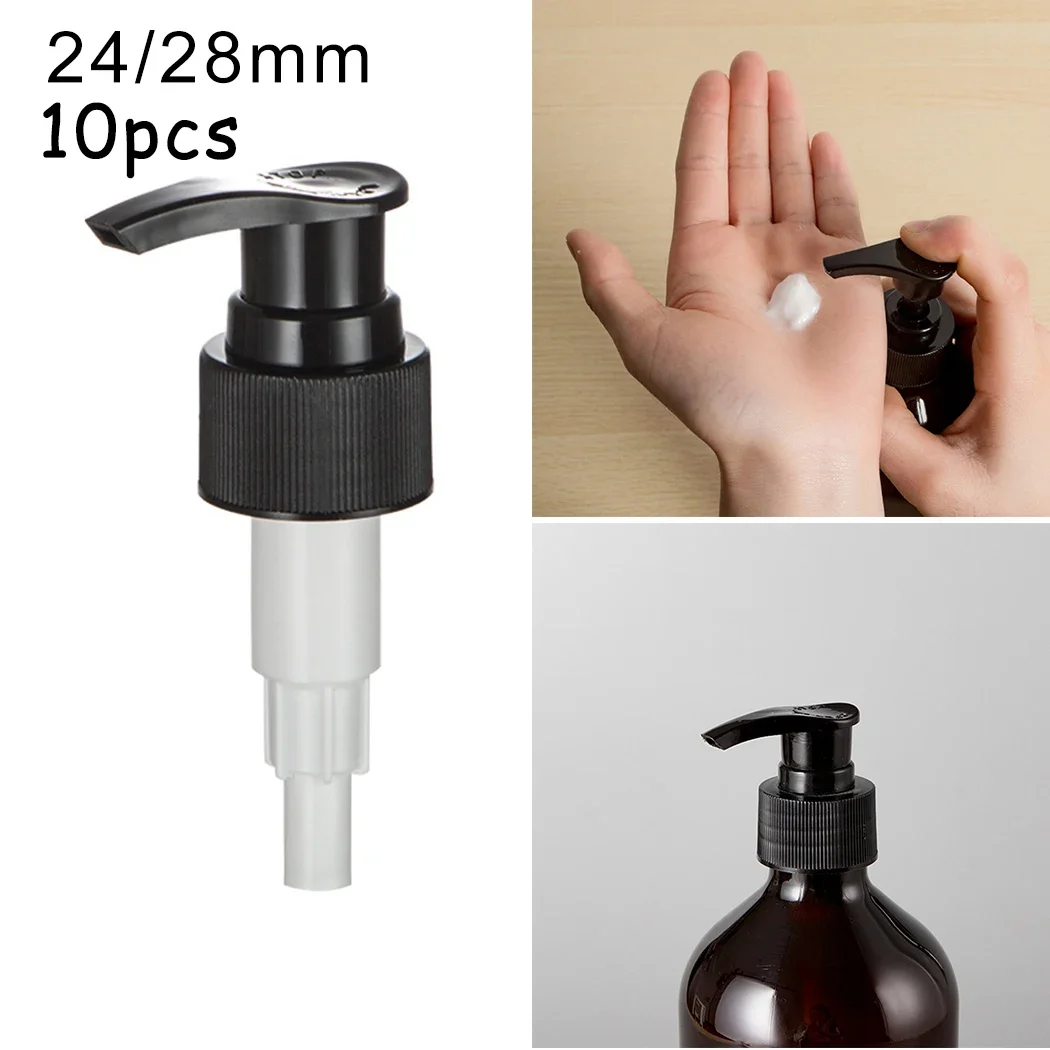 10pcs Soap Pump Liquid Lotion Dispenser Head Bathroom Liquid Soap Dispenser Toilet Hand Replace Lotion Shampoo Pump 6