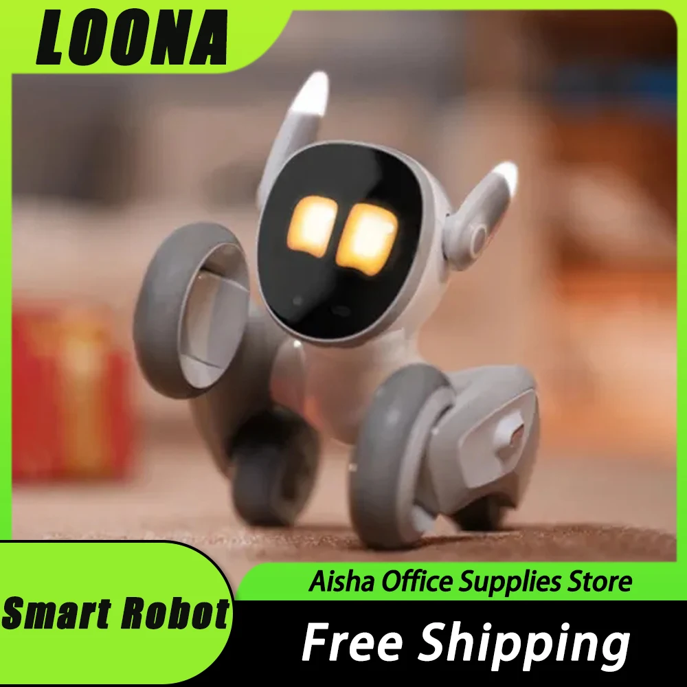 

LOONA Smart Robot Intelligent Machine Dog AI Emotional Toy Gaming Companion Pet Dialogue Programming Electronic Desktop Toy Gift