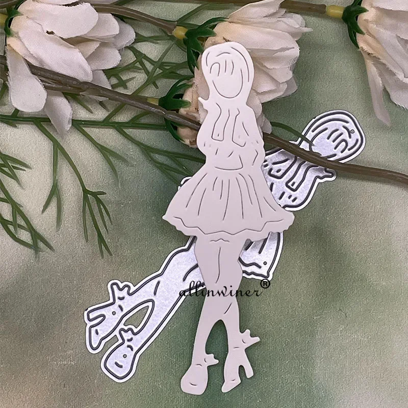 

Cute girl Metal Cutting Dies Stencils For DIY Scrapbooking Decorative Embossing Handcraft Die Cutting Template