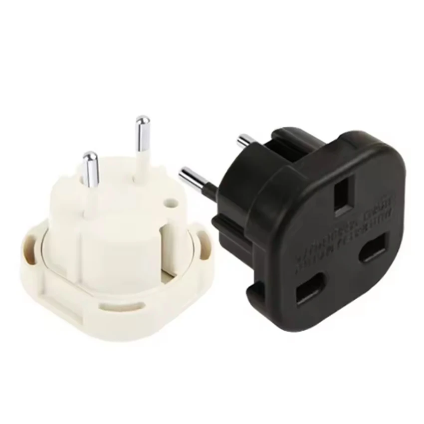 Universal European Plug Adapter - UK to EU Travel Charger 250V Power Outlet Converter