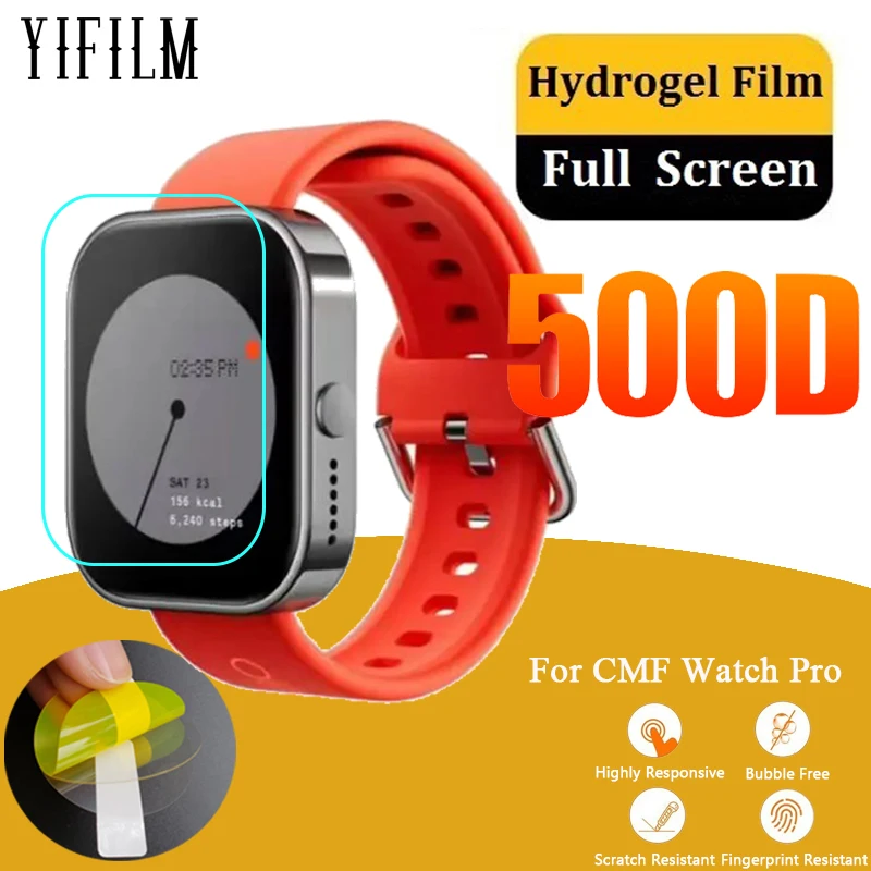 HD Clear Protective Film For CMF Watch Pro SmartWatch Water-proof Watch Cover not glass TPU Hydraulic Screen Protector Film