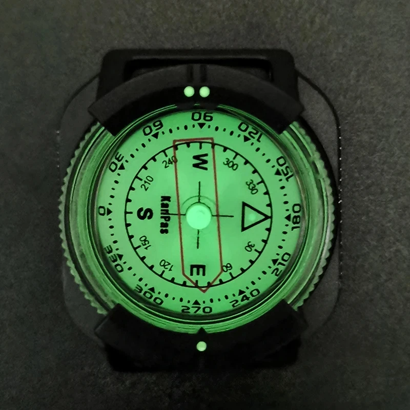 Outdoor Kompass Professionelle 60M/197Ft Tauchen Kompass Wasserdicht Navigator Digital Uhr Scuba Kompass Für Schwimmen Tauchen – Detail 3