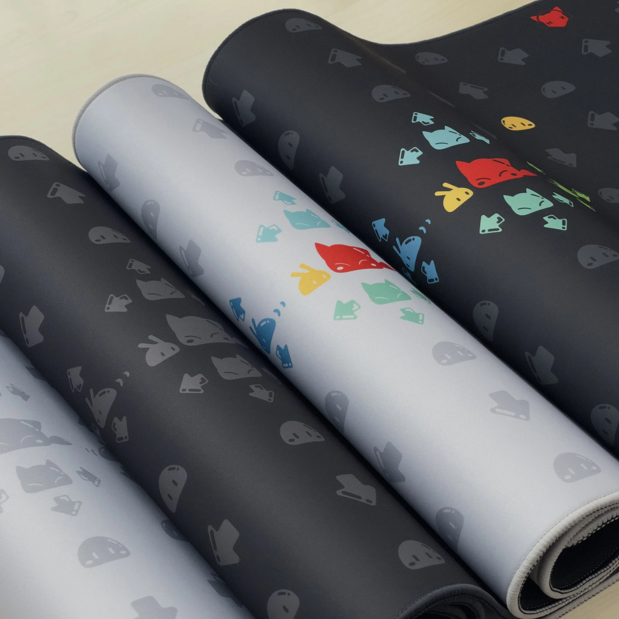 Domikey X HIFIOX Slime Deskmat Mousepad 900 400 4mm Stitched Edges Rubber High スライム Quality Seven Elements Slime