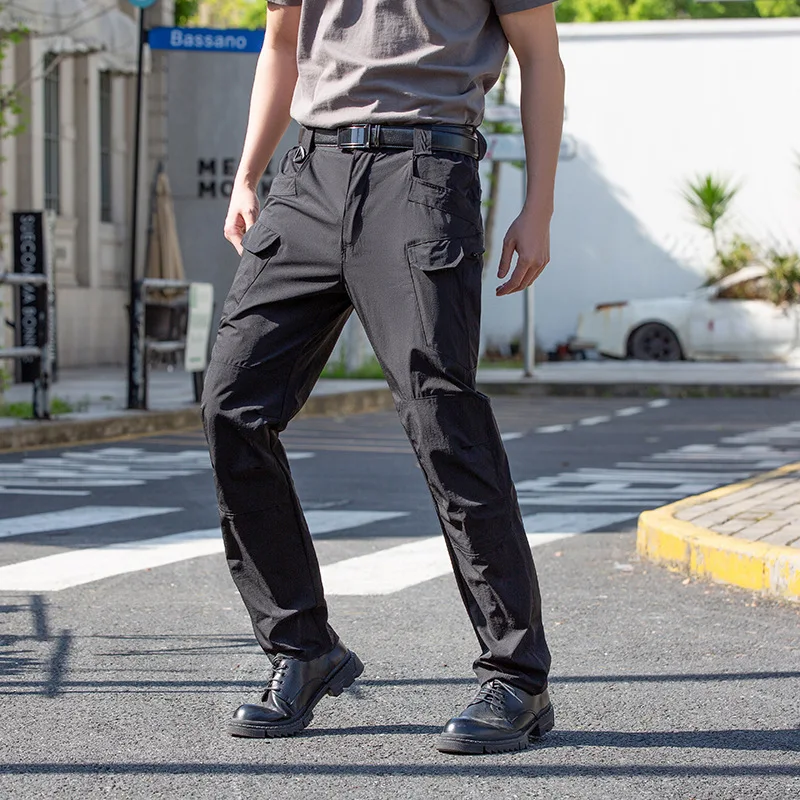 

Lightweight elastic spring and summer new men's tactical pants outdoor sports overalls assault pants men
