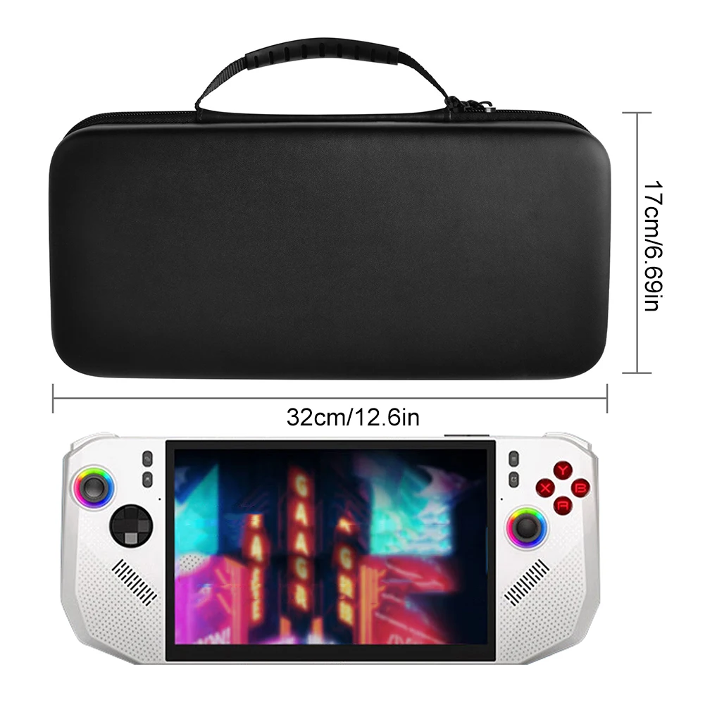 EVA PU Protective Carrying Case Shockproof Hard Shell Case Waterproof Storage Bag for MSI CLAW 8 Ryzen Edition 2025 Game Console