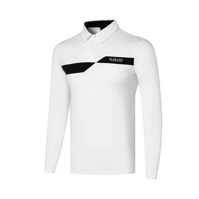 

Golf Apparel Autumn Men's Sports T-Shirt Long Sleeve Comfortable Stretch Quick Dry American Brand Moisture Wicking Golf Top