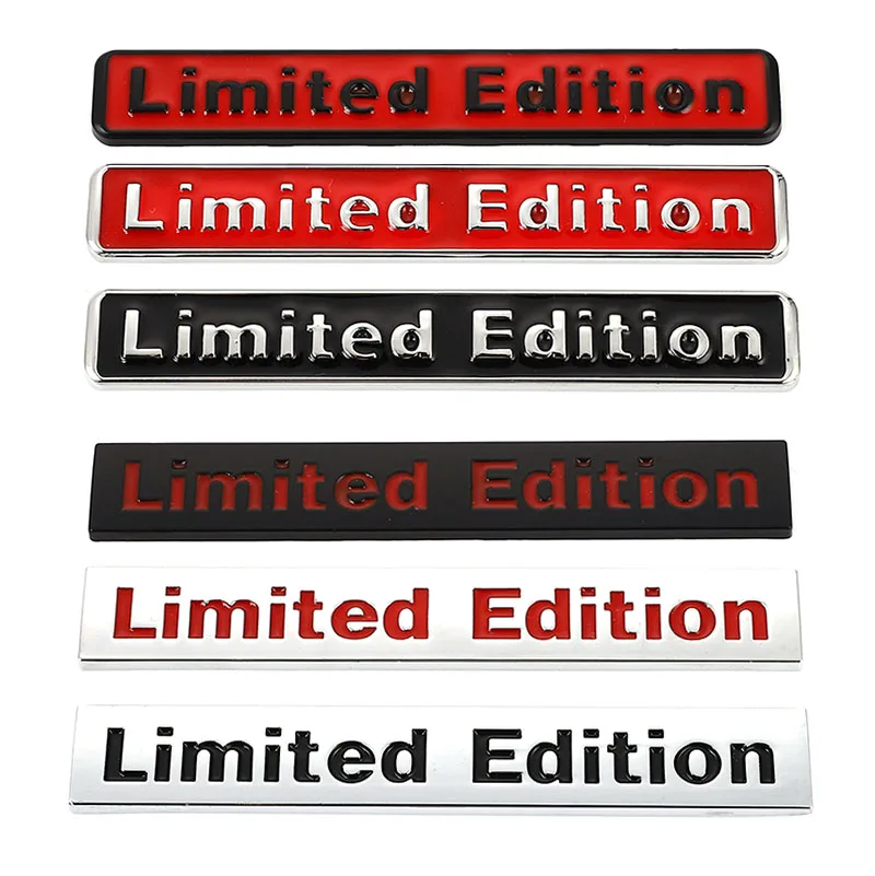 

3D Metal LIMITED EDITION Emblem Badge Car Stickers Decal for BMW Audi Honda Opel Toyota Mercedes Mazda Nissan Hyundai Ford Jeep