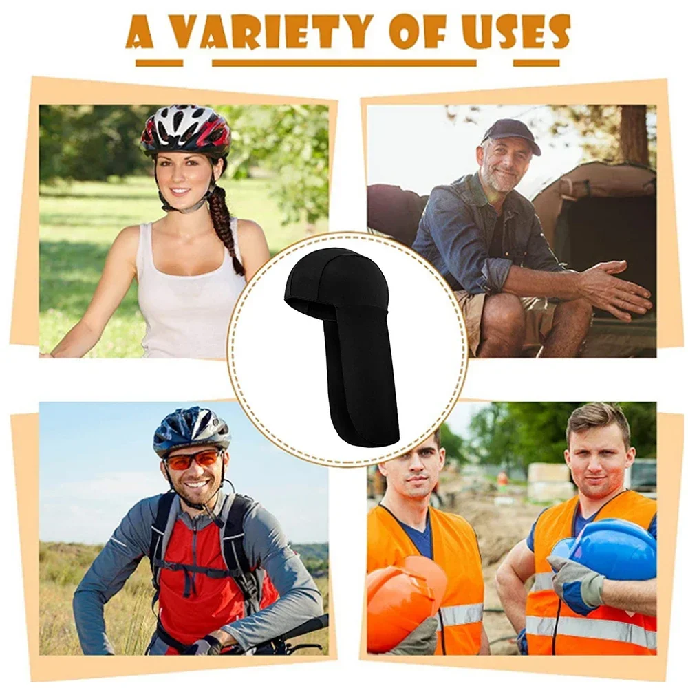 Sun Shade Cap Outdoor UV Protection Wide Brim Fishing Cycling Caps Polyester Neck Protector Cooling Hat Cap for Hiking Sports sun hats fishing hats cooling caps
