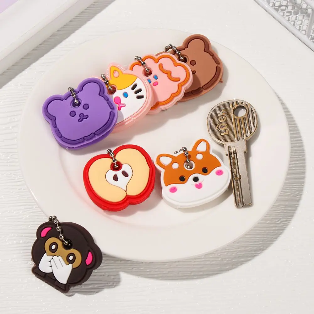 Cartoon Animal Silicone Key Caps Covers Keys Key Cover Cute Cartoon Animal Cute Aliexpress