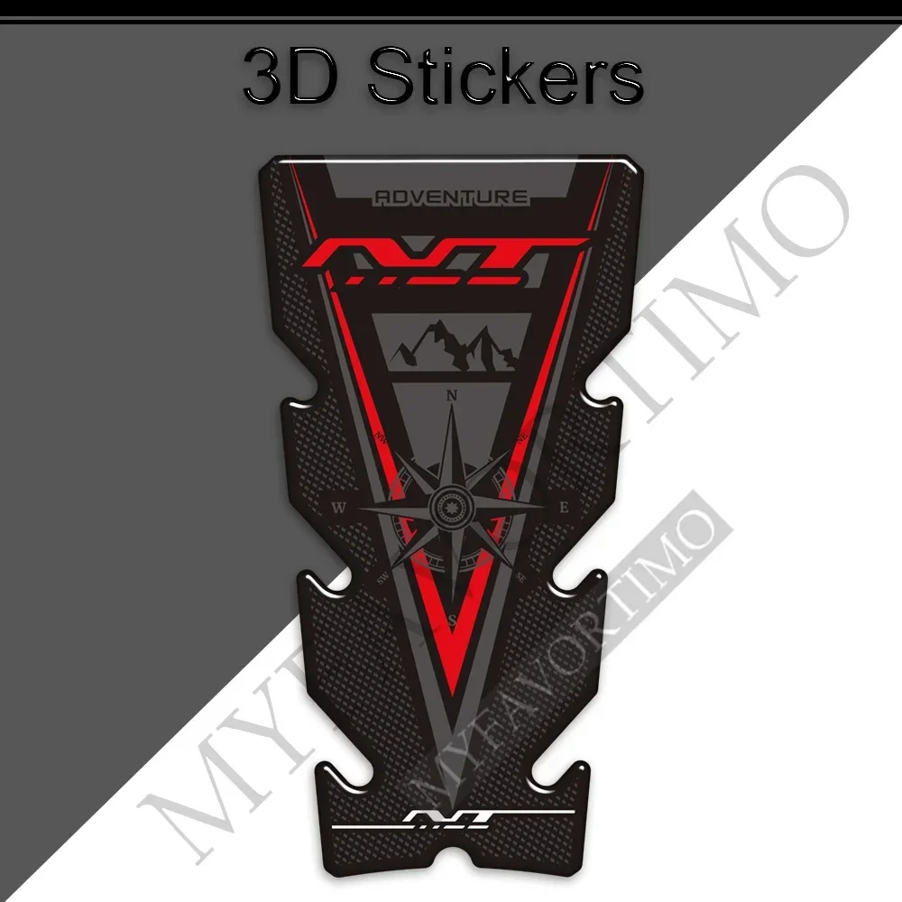 Fit Honda NT 650 700V 1000 1100  Adventure Stickers Decals Protector Tank Pad Gas Fuel Oil Kit Knee Motorcycle Stickers 6061 t6 aluminum alloy for 1983 1986 honda magna sabre vf 700 750 vf 1100 cnc carb fuel gas tubes kit