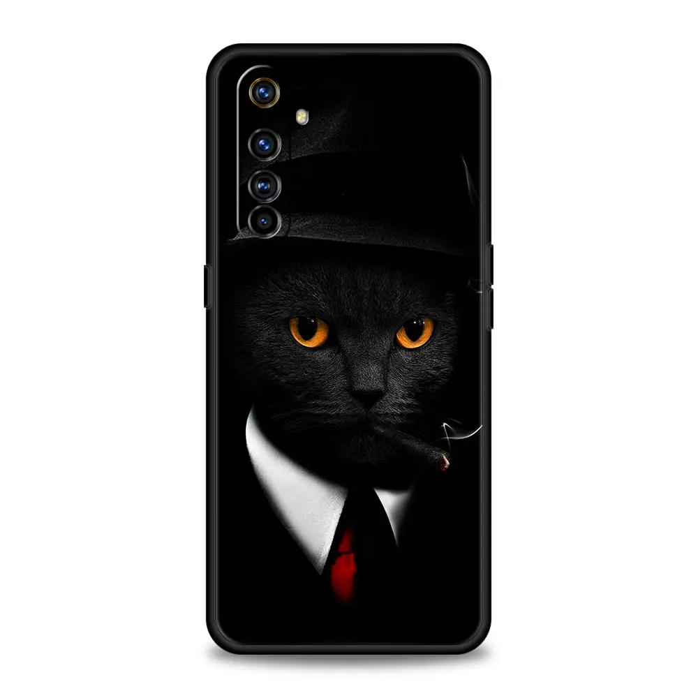 Black Cat Staring Eye Phone Case Cover - Sleek and Stylish Protection