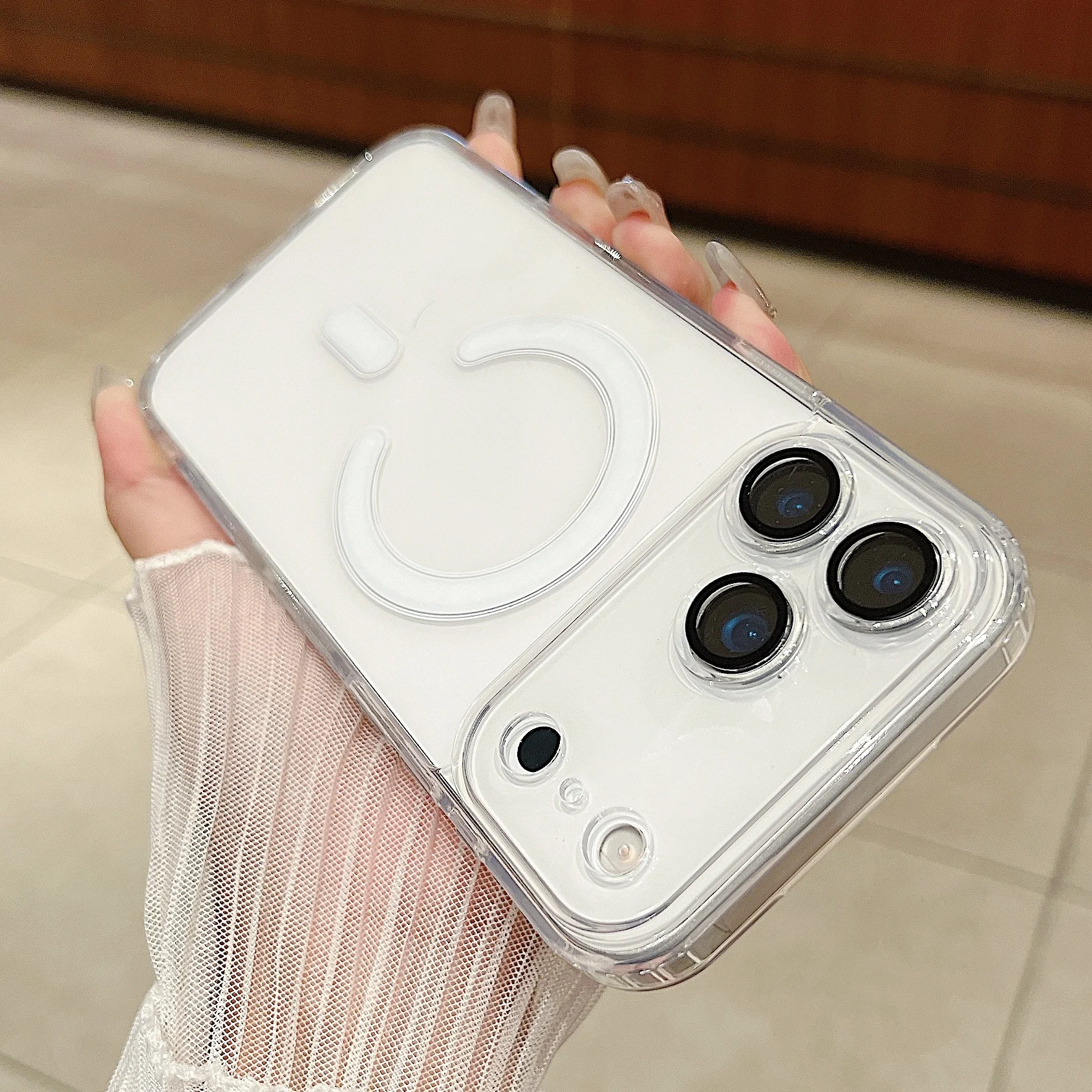 Magnetic Wireless Charging Case with Full Protection and Camera Lens Cover