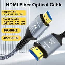 Ultra High-Speed 8K HDMI Cable with Dynamic HDR and eARC Support - 2M--Copper (Grey)