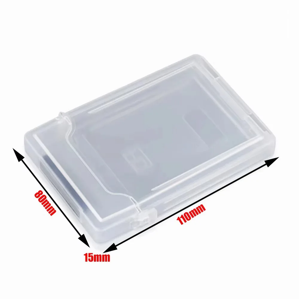 Shockproof External Hard Drive Storage Case - Durable Plastic Protection