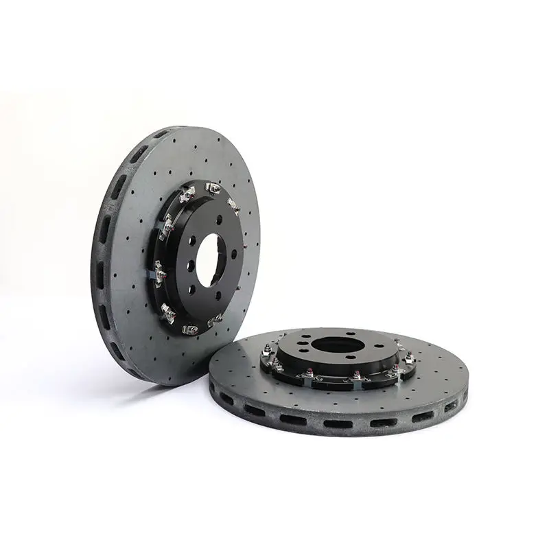 performance brake kits racing car brake disc carbon ceramic disc supplier for Mercedes-Benz C63 S AMG
