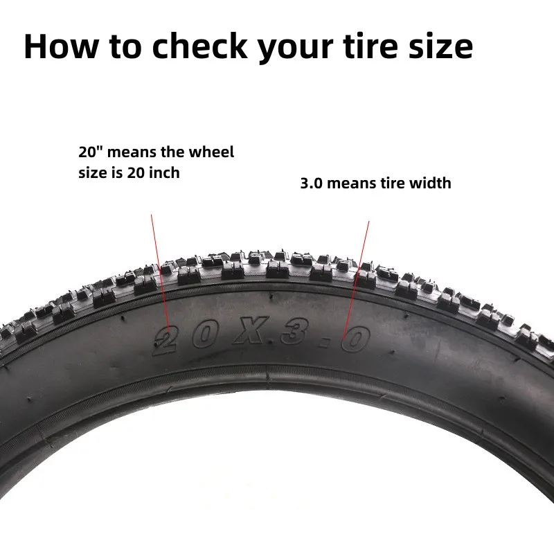Snow Bike Tires 20/24/26inch Beach Bicycle Fat Tyre Buggy