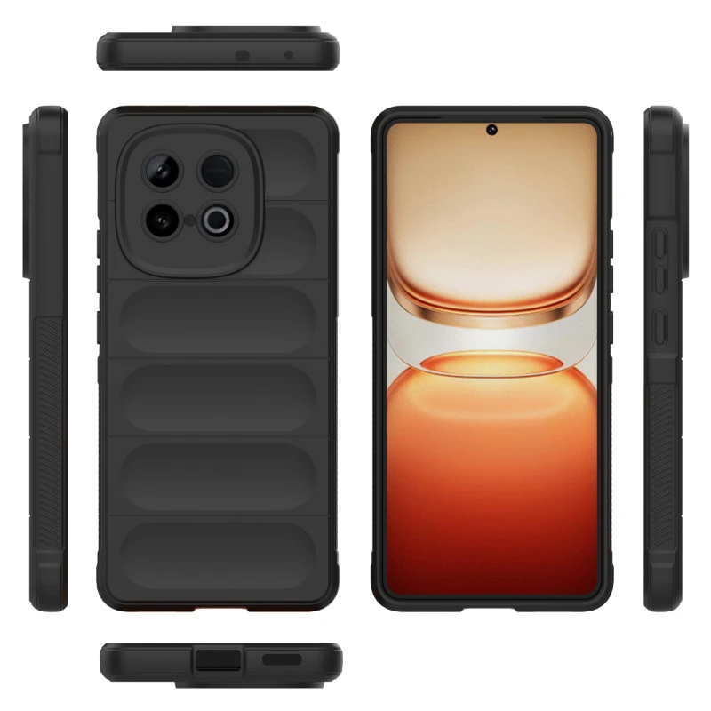 BMPNLSZ Coque En TPU Pour IQOO Z10 Turbo + Verre Trempé HD, Coque En