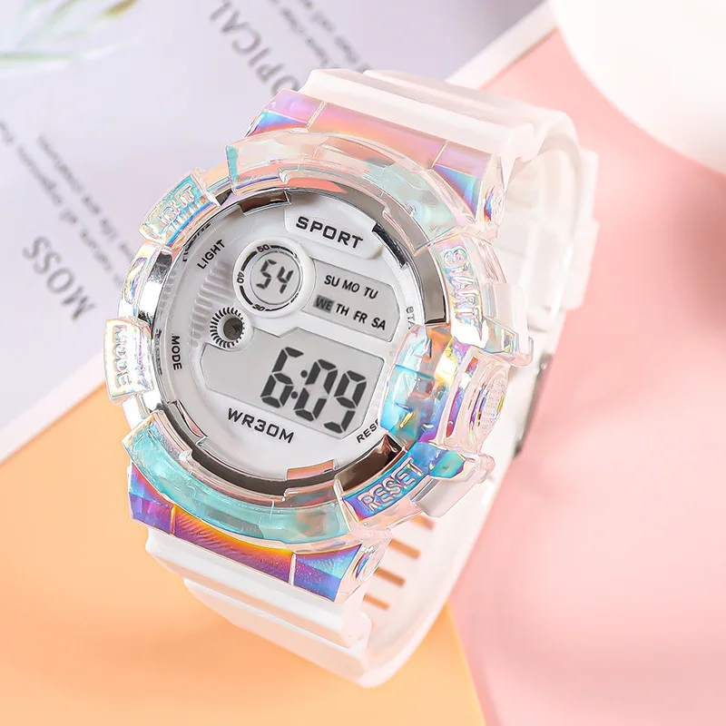 Sports Kids Watches LED Digital Watch for Boys and Girls Sports Clock Alarm Luminous Students Electronic Wristwatch Gifts 2