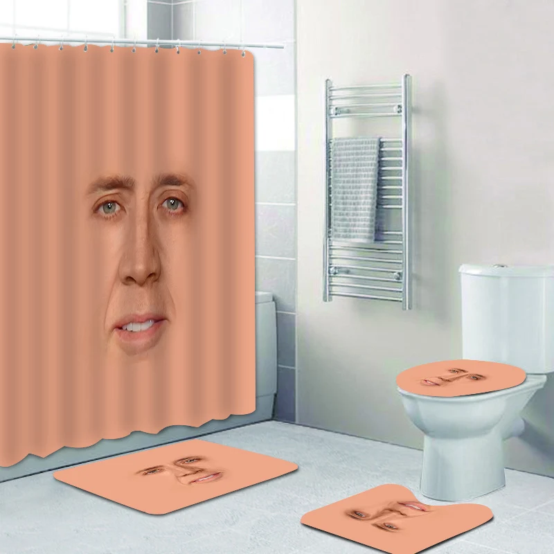 Nicolas Cage Shower Curtain