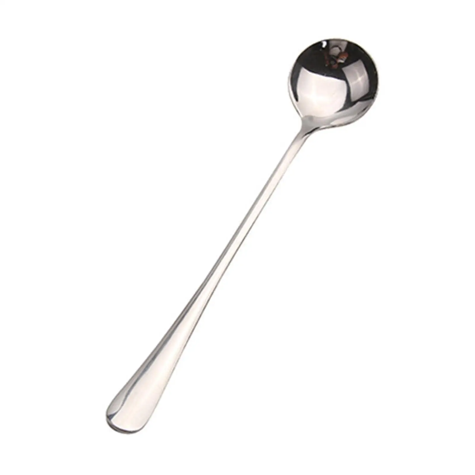 Description Picture 2 of itemCoffee Spoon, Ice Spoon, Stainless Steel Round Spoon, Long-Handled Spoon, Coffee Stirring Spoon, Mug Spoon, Korean Spoon