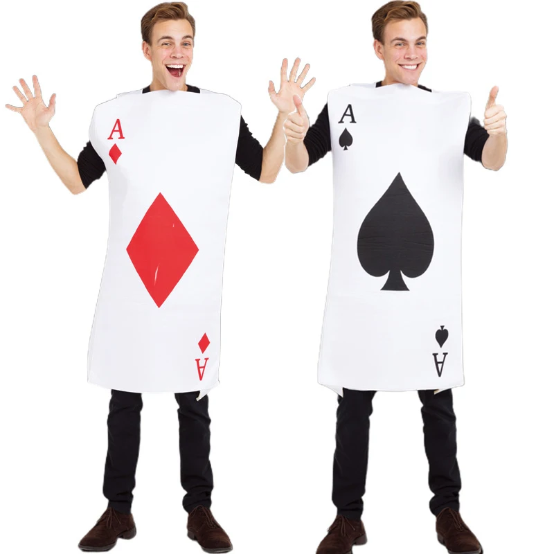 

Мужской костюм Ace of Spades, мужской костюм Ace of diamond, игральная карта, покер, олень, взрослые модные платья, бриллианты 2022