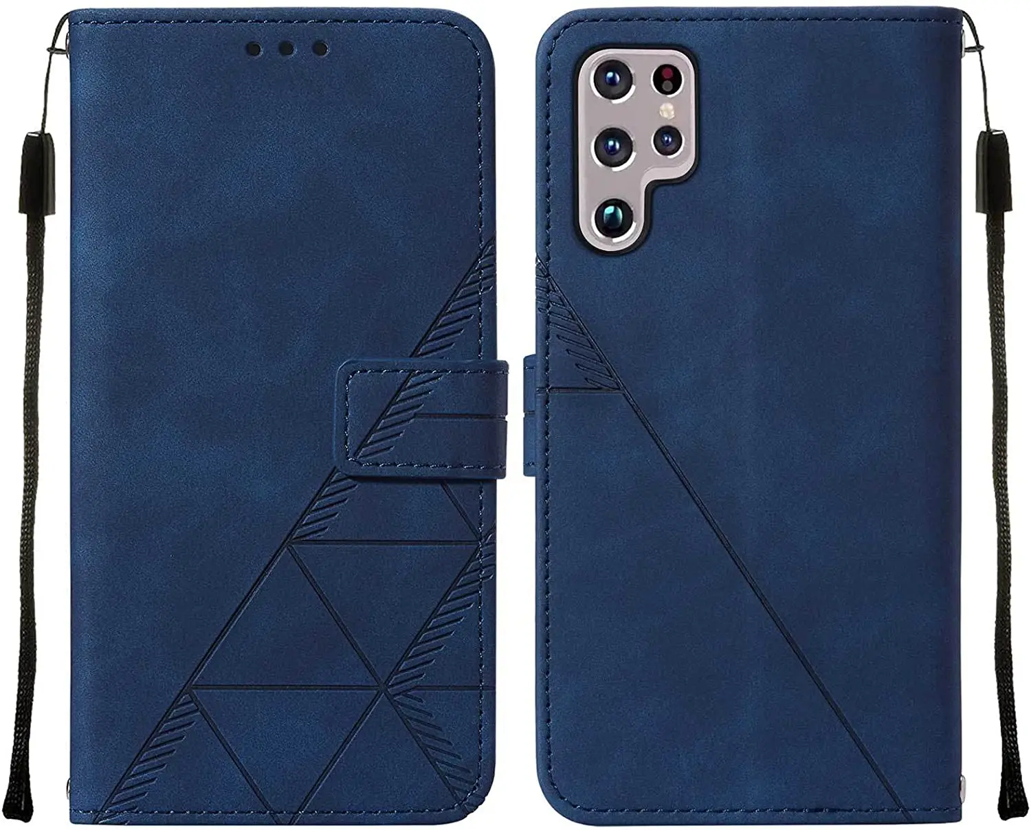 

Чехол-кошелек для Galaxy S23, кожаный чехол-книжка, Складной флип-чехол с держателем для кредитных карт, магнитной застежкой, противоударный защитный