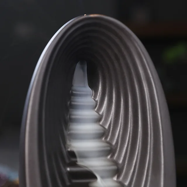Kerámia Visszapattanó Füstölő Égők Füstvíz -Szökőkút Meditáció Aromaterápia Reflux Tartó Buddha Otthoni Zen Dekoráció - Image 3