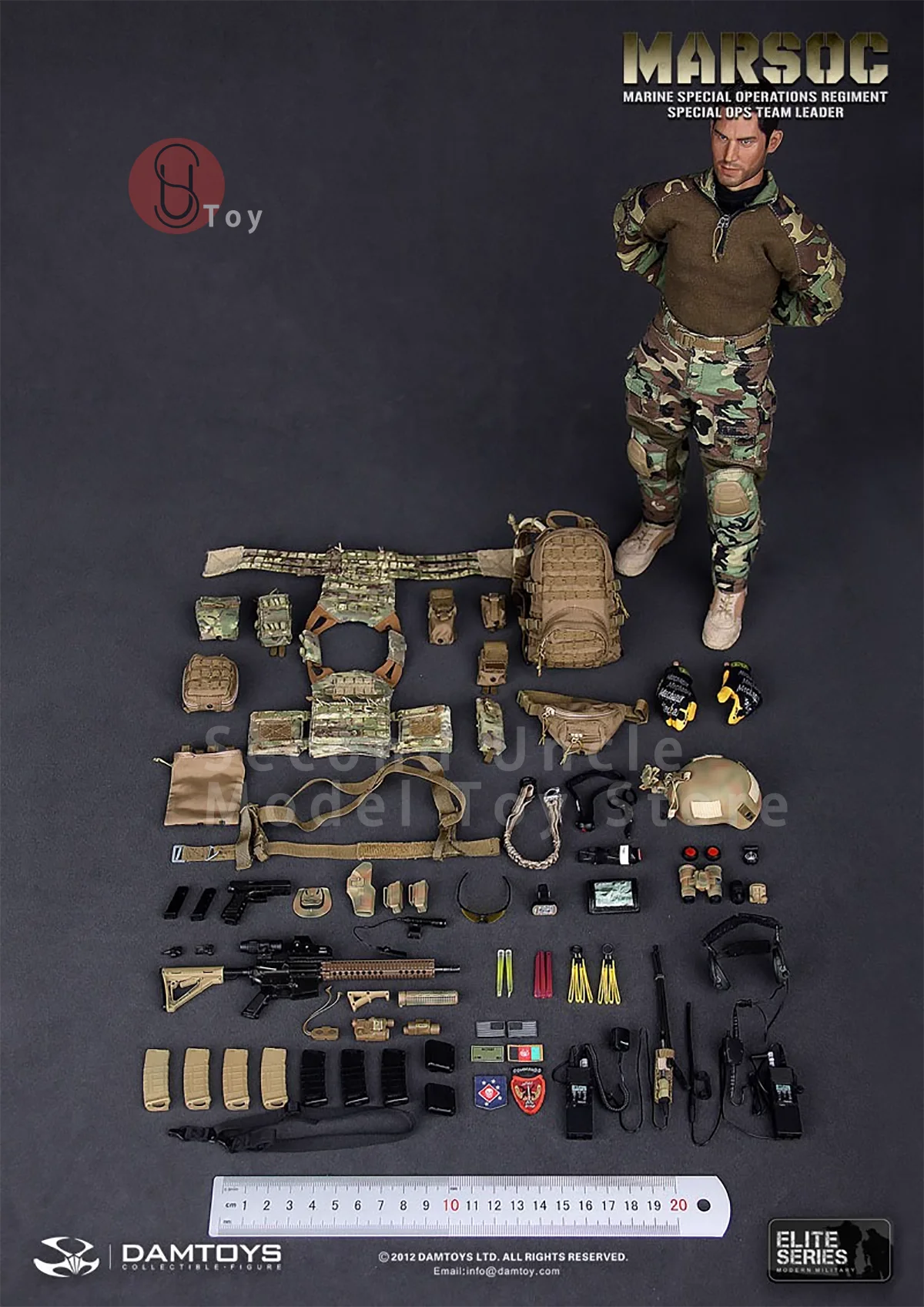 DAMTOYS 1/6スケール　ミリタリーフィギュア　MARSOC オペレーター DAMTOYS 78007 1/6 Marsoc Special OPS Team Operator Figure Model In