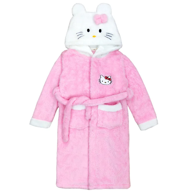 Hello Kitty Schlafoverall Mädchen - Kuscheliger Sanrio Schlafanzug Mit Kapuze