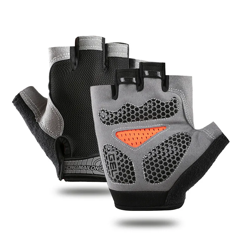 Half Finger Gel Weight Lifting Gloves Men Women Breathable Anti-slip Workout Gloves Summer Gym Yoga Sport Training Hand Gloves 2