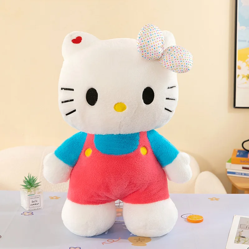 Genuine License New 80cm Oversize Kawaii Hello Kitty Cute Plush Doll Cartoon Doll Creative Birthday Gifts Girl Holiday Gift 2024 5