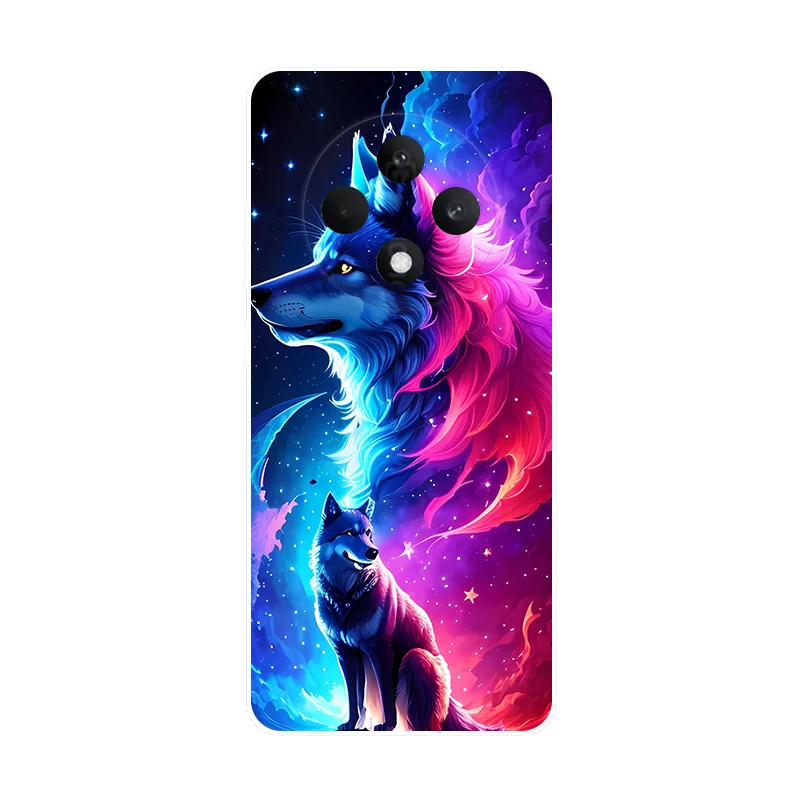 Wolf Design Soft Silicone Bumper Phone Case Cover