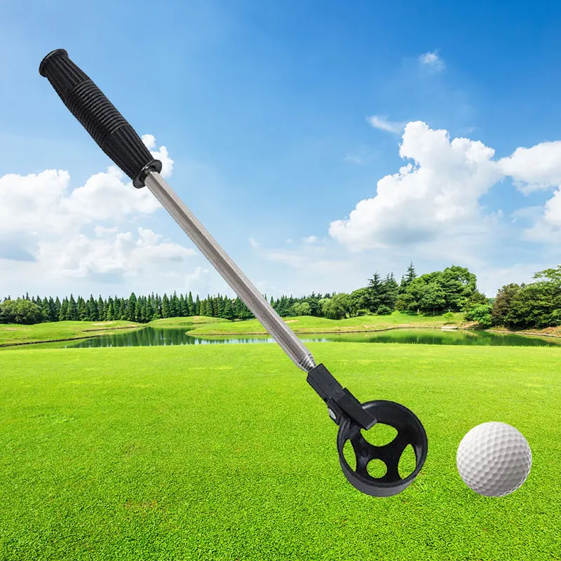 Retractable Golf Ball Picker Stainless Steel High Quality Portable Tools Telescopic Automatic Locking Picker Golf Ball Tools 6