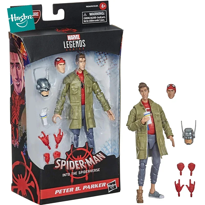 original-hasbro-marvel-action-figure-spider-man-into-the-spider-verse-peter-b-parker-anime-figure-toys-for-boys-collection-gift